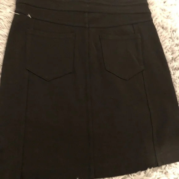 CITIZENS OF HUMANITY JEANS BLACK MANNER TAB FRONT PENCIL KNIT SKIRT SIZE 28 - Picture 5 of 10